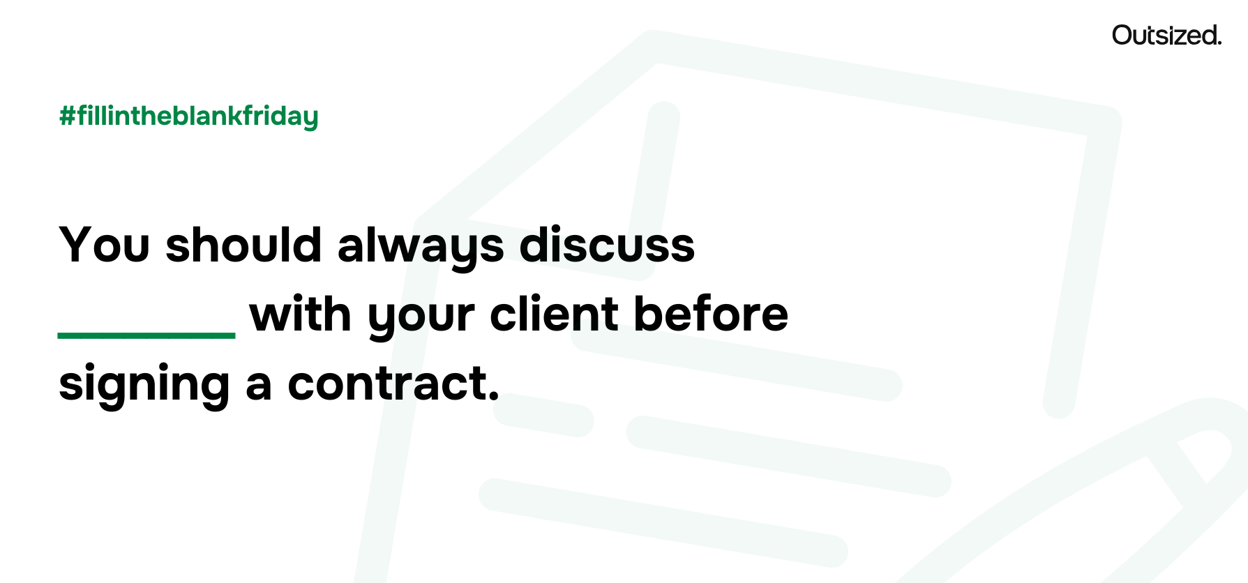 Contract non-negotiables for independent professionals
